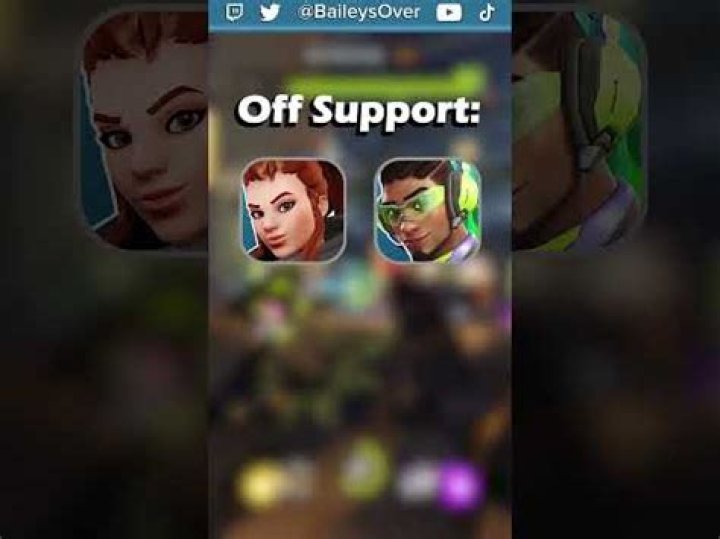 Who are main healers and off healers in Overwatch?