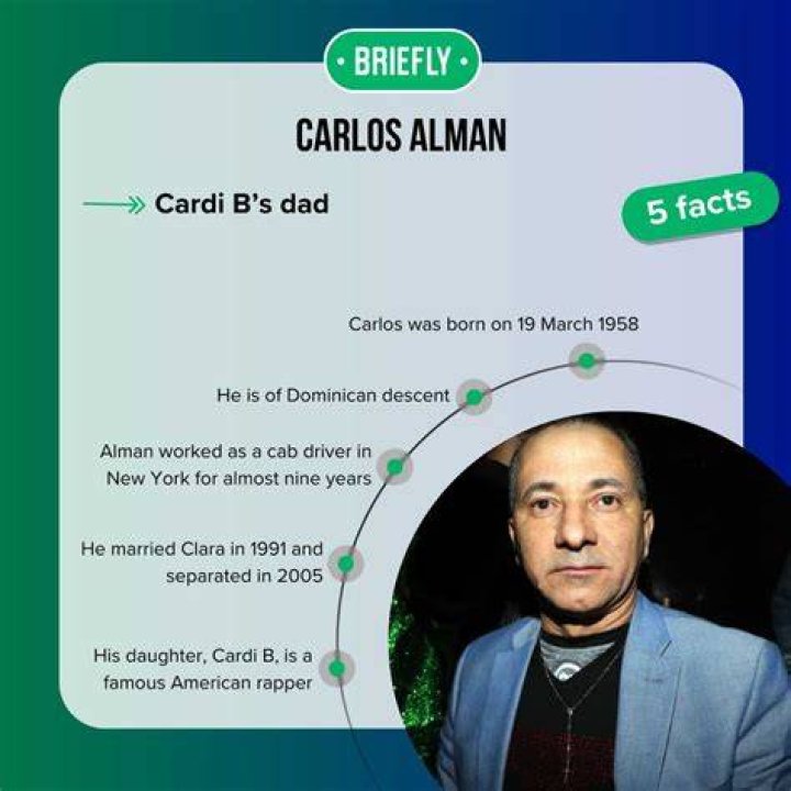 Who is Carlos Alman? All About Cardi B's Father